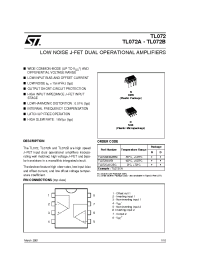 Datasheet TL072B manufacturer STMicroelectronics